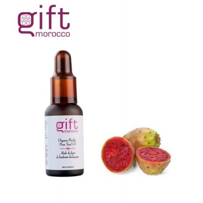 Organic Prickly Pear Oil (Cactus Oil) Facial Serum - Cold Pressed, Pure & Extra Virgin - ECOCERT, NOP, ISO9001:2015