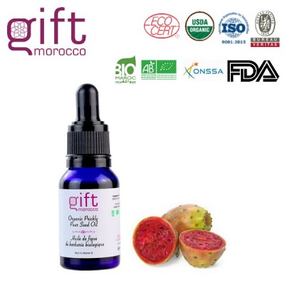 Organic Cold Pressed Moroccan Prickly Pear Seed Oil